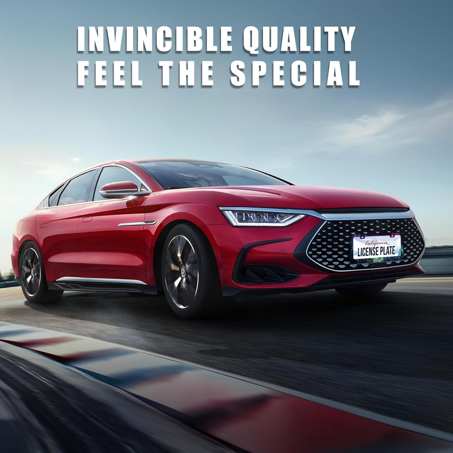 Personalized License Plate Frame Aurora Forest Stainless Steel Accessory Starry Sky License Plate Holder Funny Car Decorative 2 Holes Screws Fits Us Standard License Plates 12.2 X 6.3 In For Men Women