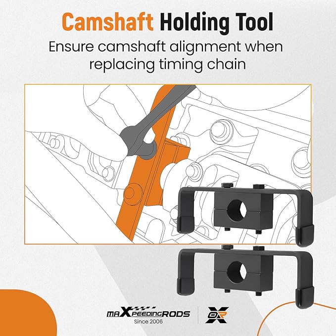 maXpeedingrods Timing Tool Kit for Ford 4.6L 5.4L 6.8L 2-Valve and 4-Valve Engine with Valve Spring Compressor Tool, Camshaft Holding Tool, Crankshaft Positioning Tool, Camshaft Positioning Tool