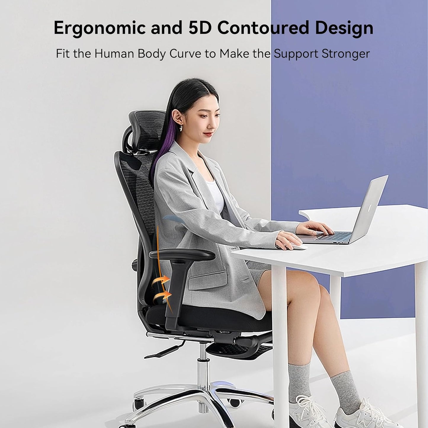 Super Snug Lumbar Support Pillow for Car, 100% Memory Foam Lumbar Pillow with Breathable Removable Cover, Ergonomic Design - Back Pillow Lumbar Support Pillow for Car Seat/Back Pain Relief(Black, 1PC)