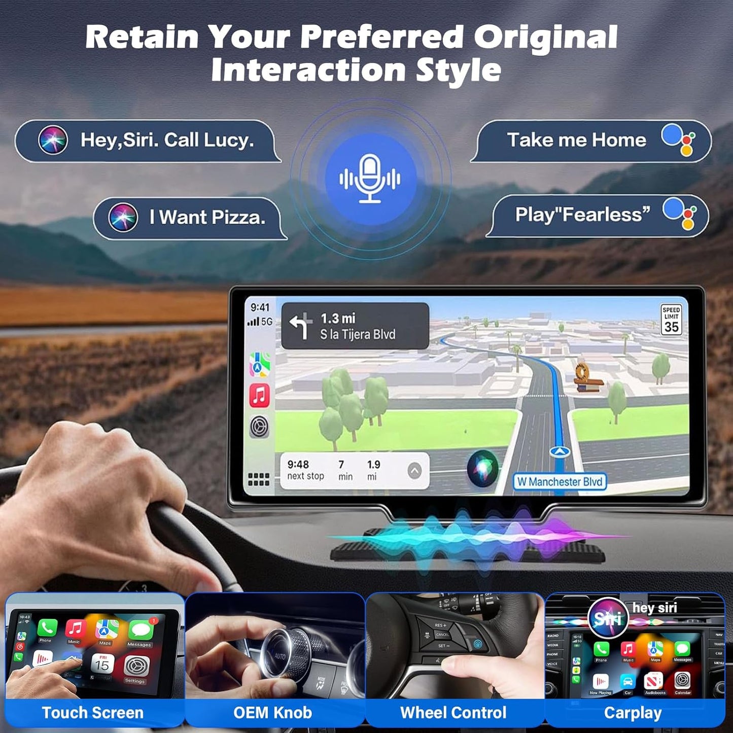 Wireless CarPlay Adapter for iPhone – Upgraded Version, Converts Wired CarPlay to Wireless, USB-C Port, Works with iOS 10+