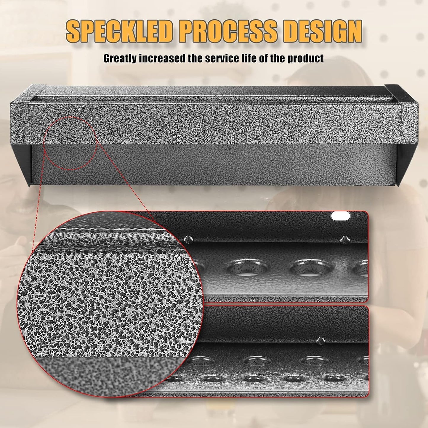 Screwdriver Organizer，Metal Screwdriver Organizers, Hammer Rack，Pliers Organizer, Wall Mounted Tool Organizers for Workshop，Set of 3 Tool Holder Organizer for Workbench