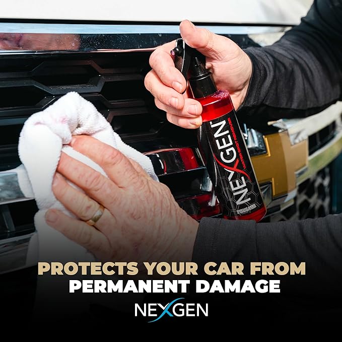 Nexgen Water Spot Remover (8oz) - Fast-Acting Spray for Hard Water Stains - Smooth & Spot-Free Finish - On-the-Go Car Detailing - Car Cleaning Supplies - Safe for Paint, Metal, & Glass