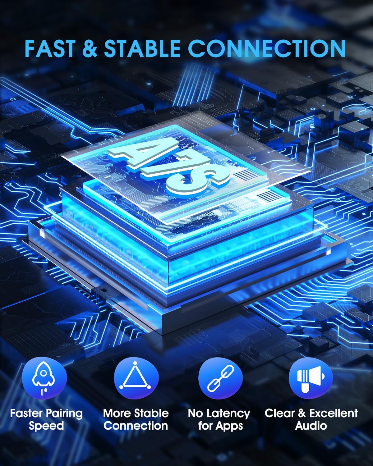 Wireless CarPlay Adapter - Fast & Stable Connection for Carplay Wireless Adapter Convert Factory Wired to Wireless CarPlay Dongle Plug & Play Car Play Fit for iPhone iOS 10+ (Silver)