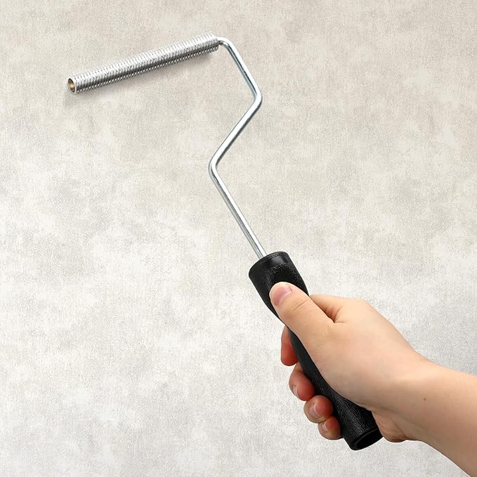 BBTO Bubble Paddle Tool Fiberglass Laminating Bubble Roller Aluminum Head for Mold Resin Composite (4 Inch)