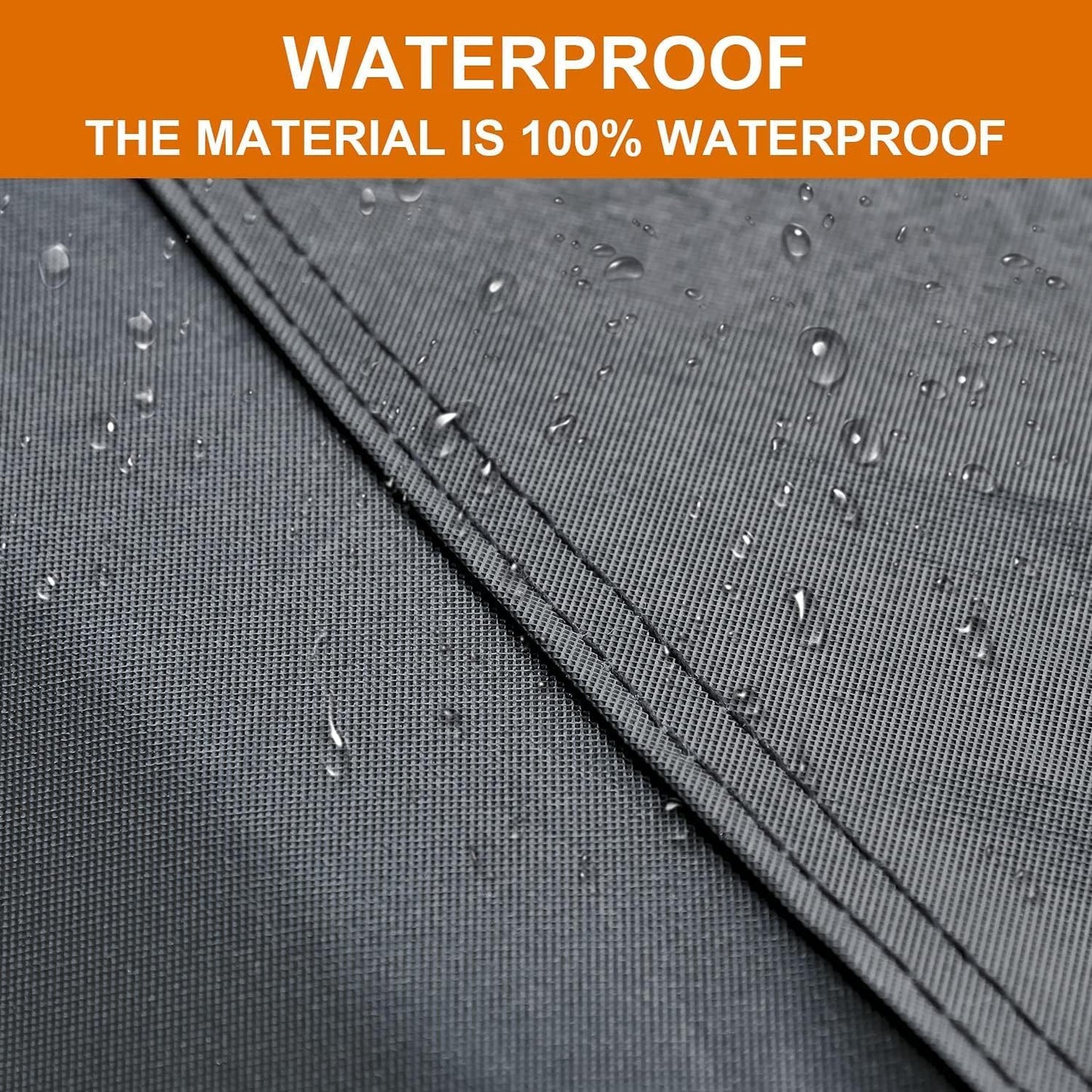 Kayme 7 Layers Heavy Duty Car Cover Waterproof All Weather, Full Exterior Cover Outdoor Snow Sun Uv Protection with Zipper for Automobiles, Universal Fit for Sedan (194-208 inch)