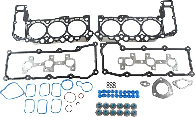 DNJ EK1105 Engine Rebuild Kit for 2002-2005 Dodge, Jeep Dakota, Durango, Grand Cherokee 3.7L V6 12V SOHC 226cid