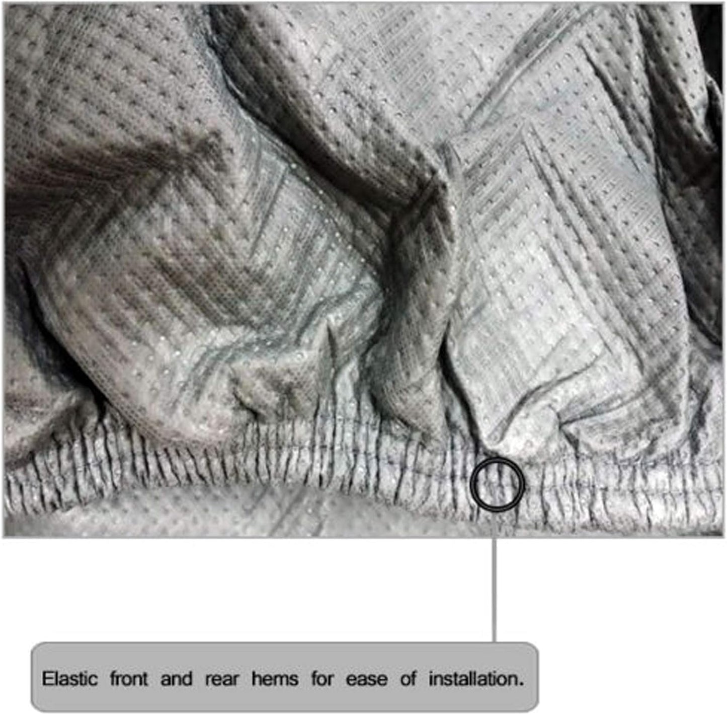 5 Layer Car Cover for 2022-2024 Jeep Grand Wagoneer SUV 4-Door, Pollution, Dust, Sun, Snow, Rain, Hail All Weather Protection, Breathable, Gray