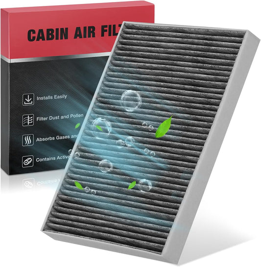 BDFHYK Cabin Air Filter with Activated Carbon Compatible with Audi Q5, Q5 PHEV, Q7, Q8, Q5 Sportback, A4/A6 allroad, A4/A5/A6/A8 Quattro e-tron, RS, RS5, S4, S5, Compatible with Porsche Cayenne, Macan