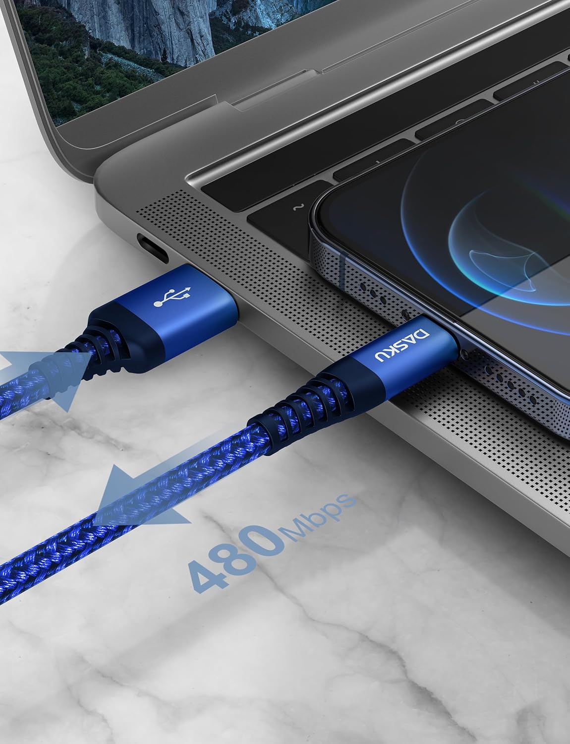 [Apple MFi Certified] 3Pack 3FT iPhone Charger Nylon Braided Lightning Cable Fast Charging iPhone Charger Cord Compatible with iPhone 14/13 / 12/11 / Pro Max/X/Xs Max/Xr / 8/7 / 6/5/iPad