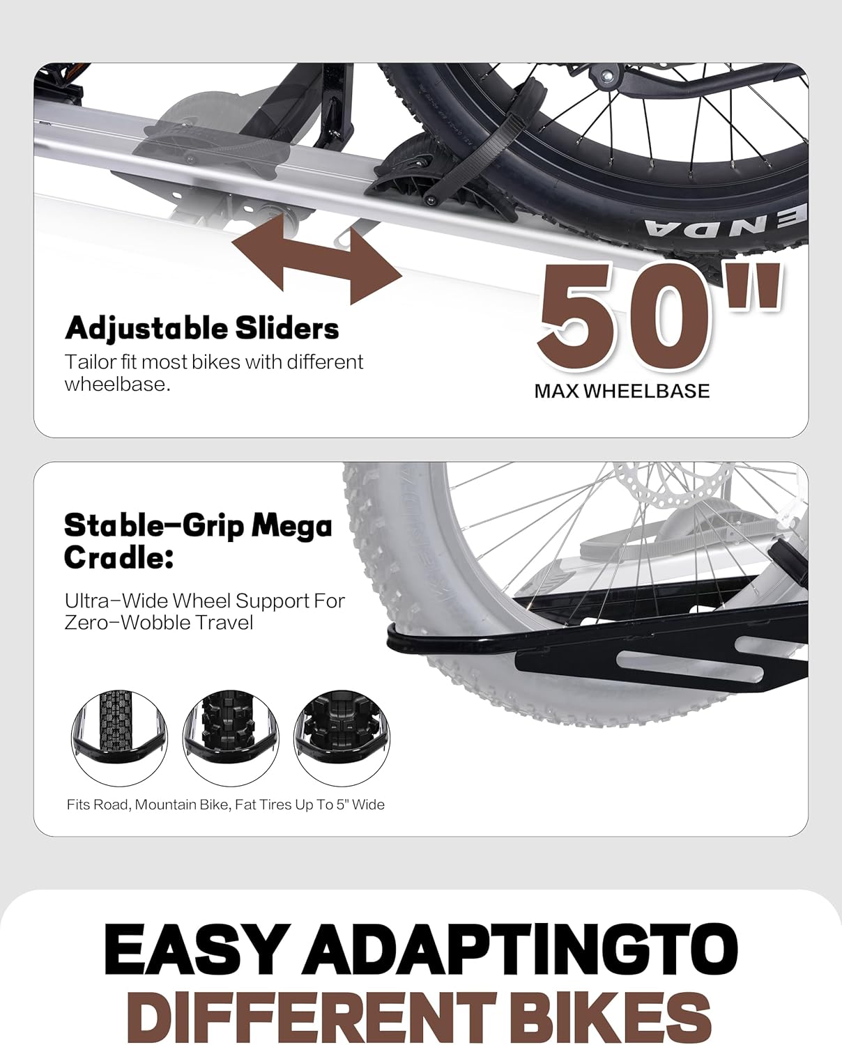 Single 1-Ebike Rack Hitch Mount with Ramp Foldable Bike Carrier 100 lbs. Capacity for Cars SUV Truck Trailer and RV