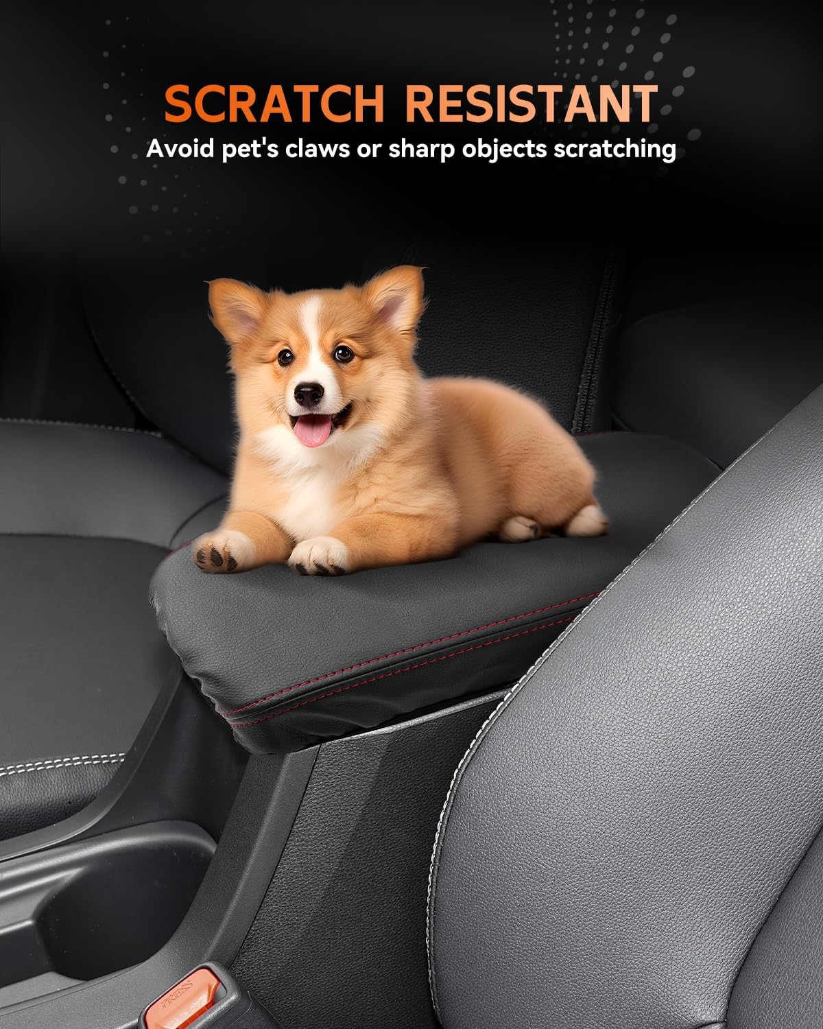 CDEFG for Toyota Corolla Cross 2022-2025 Center Console Cover Armrest Box Cover for Corolla Cross (L, LE, XLE) 2022 2023 2024 2025 Accessories Arm Rest Protector SUV Edition Sedan Universal