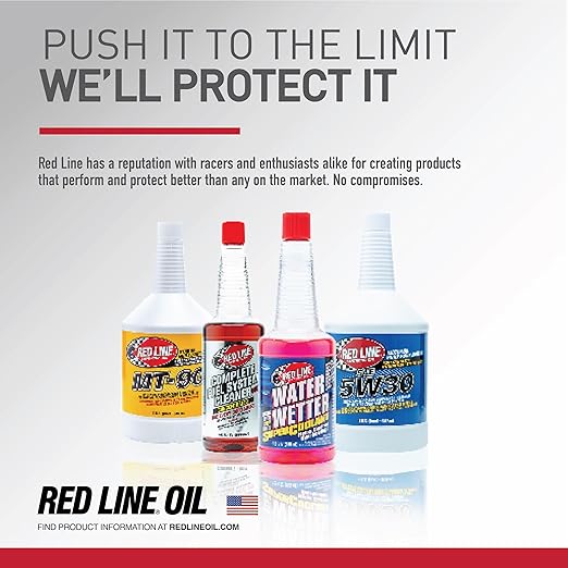 Red Line 50105 75W85 GL-5 Full Synthetic Gear Oil for Hypoid Limited Slip Differentials - 1 Gallon (4 Pack)