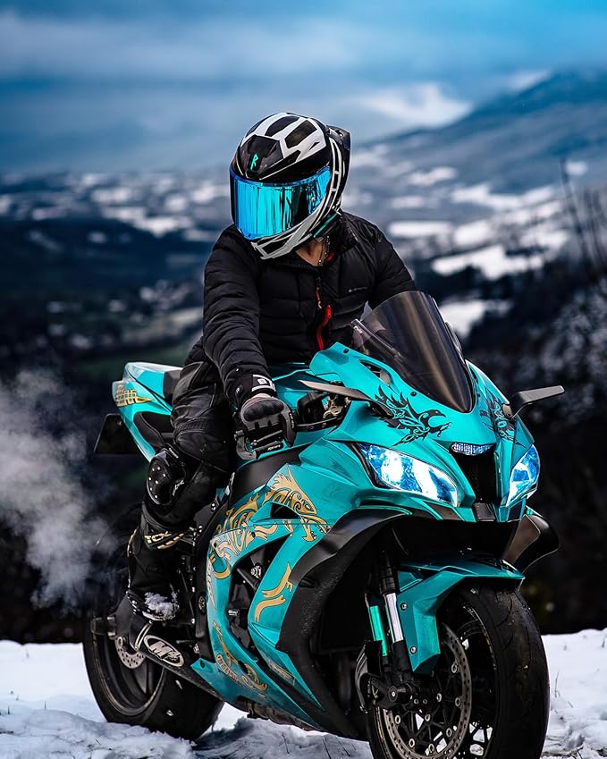 Heated Motorcycle Gloves for Men with CE Level 1 KP, 7.6V 3000mAh Rechargeable Heated Gloves Touchscreen Protective Gears