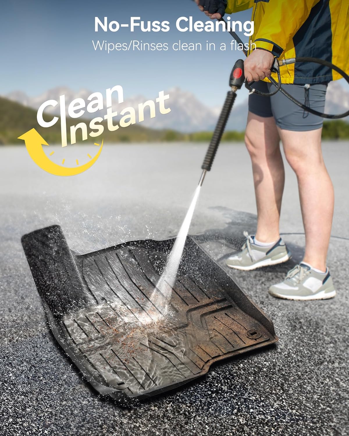 3W Floor Mats & Cargo Liner Fit for Honda HR-V 2023 2024 2025 & Acura ADX 2025, Honda HRV Accessories TPE Custom Fit Floor Liner and Cargo Liner Mat (Include Hybrid) (Not fit Premium Audio System)