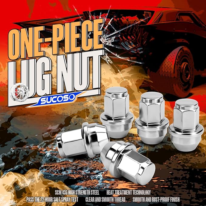 14x1.5 Lug Nuts for F150, OEM Stock Solid One Piece Design Wheel Lugnuts for 2015-2023 Ford F-150 Expedition Lincoln Navigator Replacement Ford OE Factory ACPZ1012B 611008 Lugs Anti-Rust