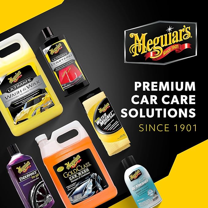 Meguiar's Car Air Refresher Odor Fighting Mist – Island Volcano, Long-Lasting Car Freshener Fights Strong & Unwanted Vehicle Smells Renewing Interiors with a Luxurious & Refreshing Scent, 2oz Aerosol
