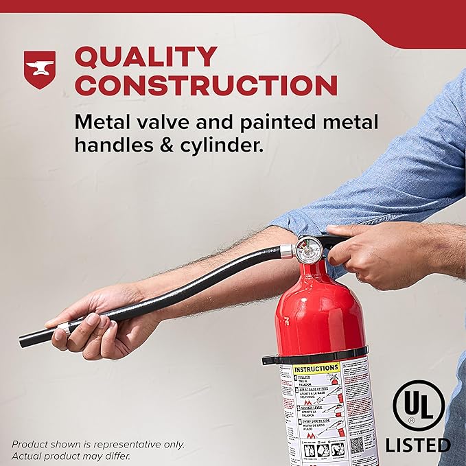 Kidde Fire Extinguisher for Home, For Residential and Living Area Use, 2A10BC