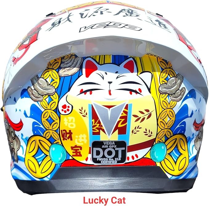 Vega Air GPX Full Face Helmet, Fortune, X-Large
