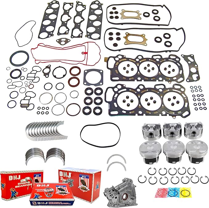DNJ EK268DM Master Engine Rebuild Kit for 2008-2011 Honda Accord Accord Crosstour Pilot 3.5L V6 24V SOHC 3471cc