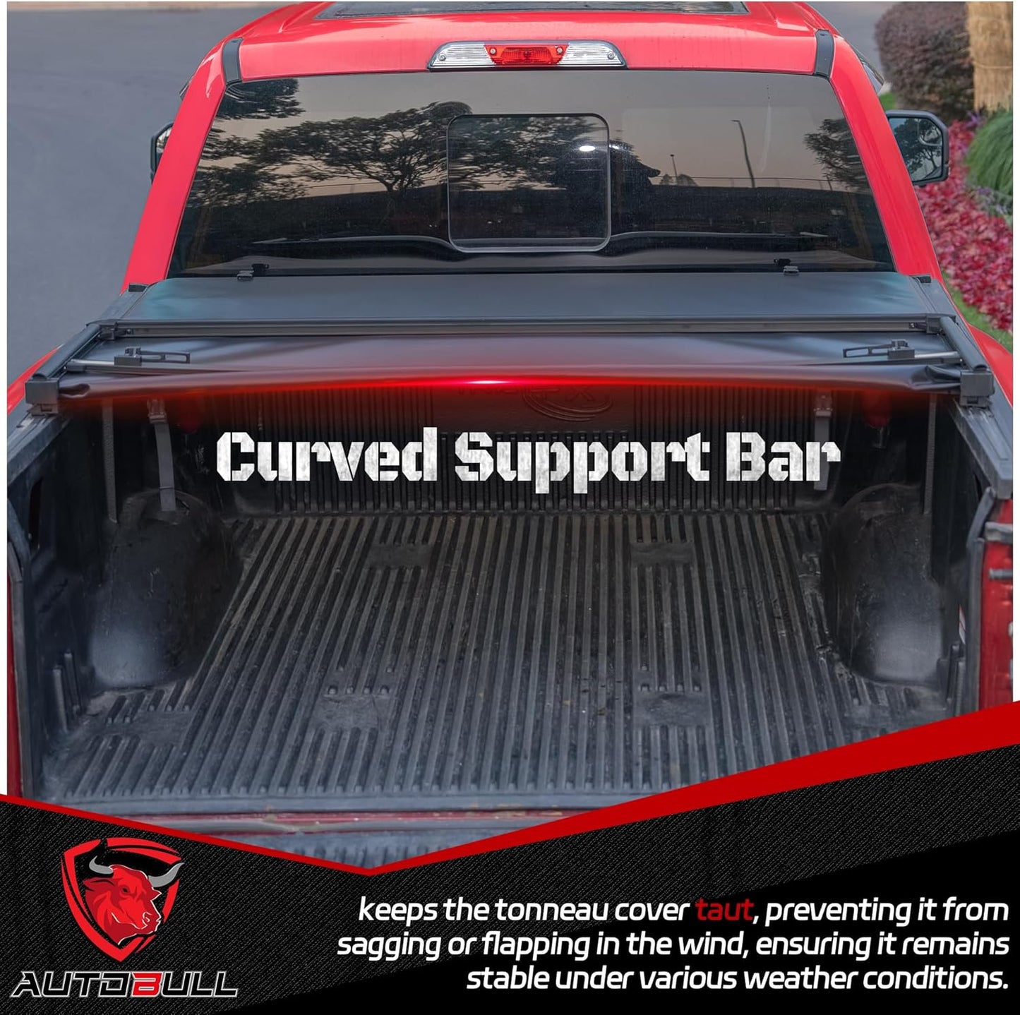 Soft Tri Fold tonneau Cover Compatible with 2022-2025 Toyota Tundra 5.5ft Bed, Vinly Top Alloy Steel Structure