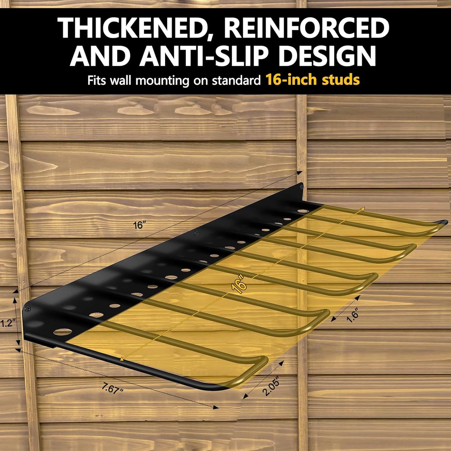 2 Pack Drill Holder, Power Tool Organizer Wall Mount, Heavy Duty Garage Storage and Tool Organizer, Ideal Garage Organization Gifts for man, 8 Slots for Power Tools and 32 Screwdriver Rack