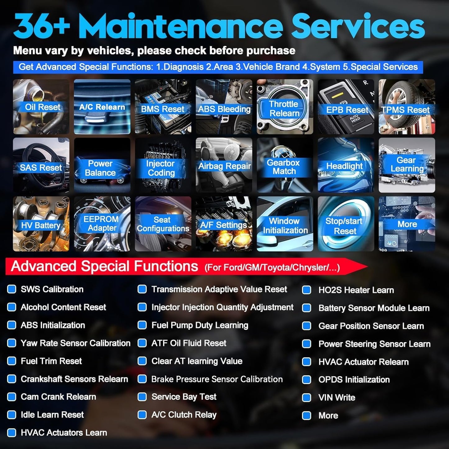 XTOOL D7W OBD2 Scanner Diagnostic Tool: 2025 Wireless Ver. of D7/D7S/D7BT, Bidirectional Scan Tool with ALL System Diagnostic, PMI, ECU Coding, 39+ Resets, 3-Year Updates, CAN FD/DoIP, Scanner for Car