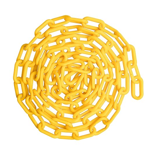 US Weight Security Chain with Plastic Chain Links Enhanced with SunShield UV-Resistant Technology, Made in the USA
