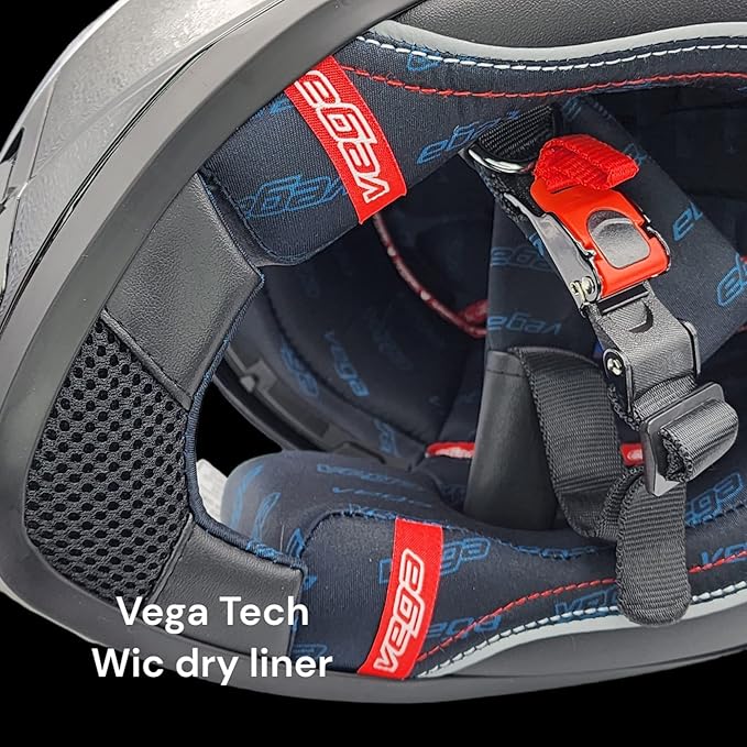 Vega Air GPX Full Face Helmet, Fortune, X-Large