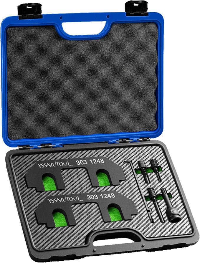 Camshaft Holding Tool Timing Alignment Holder Tool Kit Compatible with Ford Lincoln Mercury 3.5L 3.7L 4V Engines Replace 303-1248 303-1530 OTC 6682 with RT11 Removal Socket (DIY 303-1248)