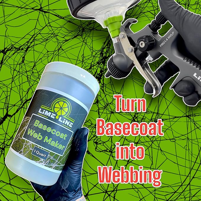 LiME LiNE Automotive Basecoats, 1k Urethane Base Coat Color (Basecoat Web Maker Quart)