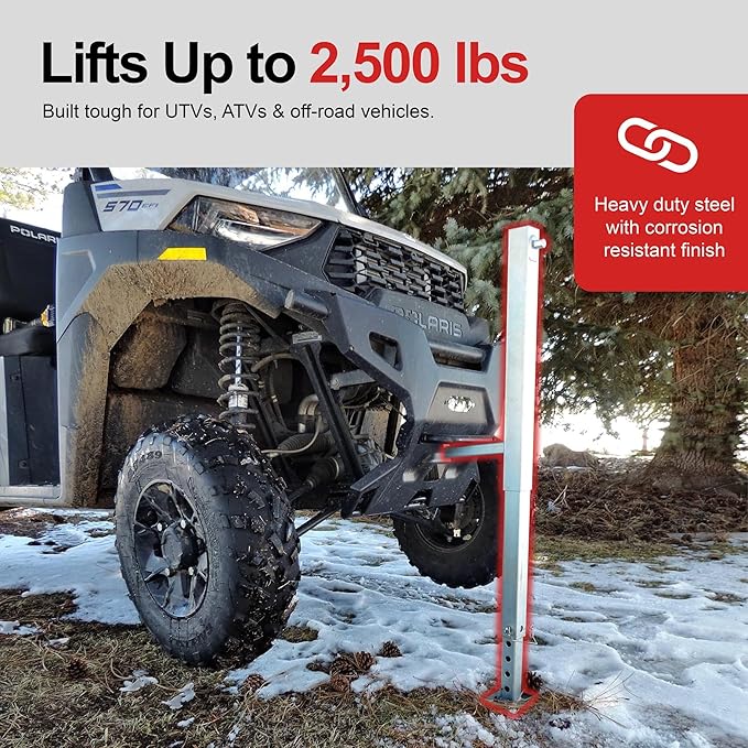 UTV Summit High Capacity Jack and Roll Bar Mounting System 2,500 lb Capacity U-5500 RC PF