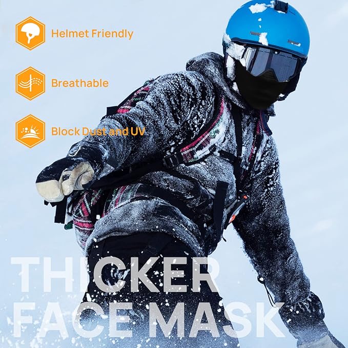 ILM Motorcycle Balaclava Face Mask Adult Youth for Ski Model FM01