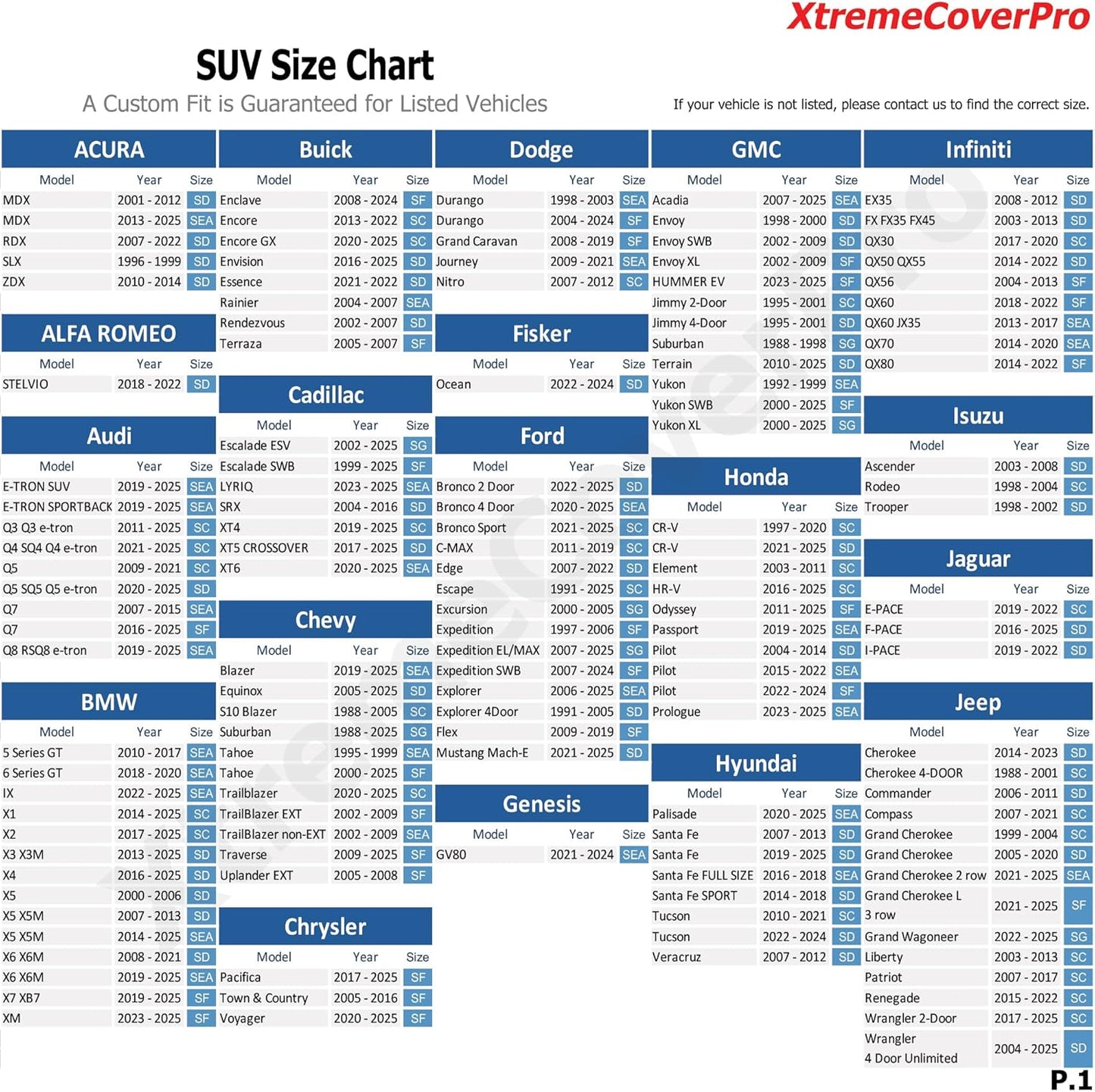 All Weather Waterproof car Cover Good for rain Snow uv Protection dust Escalade ESV Suburban Expedition Yukon XL Excursion Grand Wagoneer Navigator