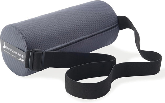 OPTP The Original McKenzie Lumbar Roll – USA-Made Low Back Lumbar Support for Office Chair & Car Seat Back Support Cushion. The Preferred Lumbar Pillow by Physical Therapists - Firm Density