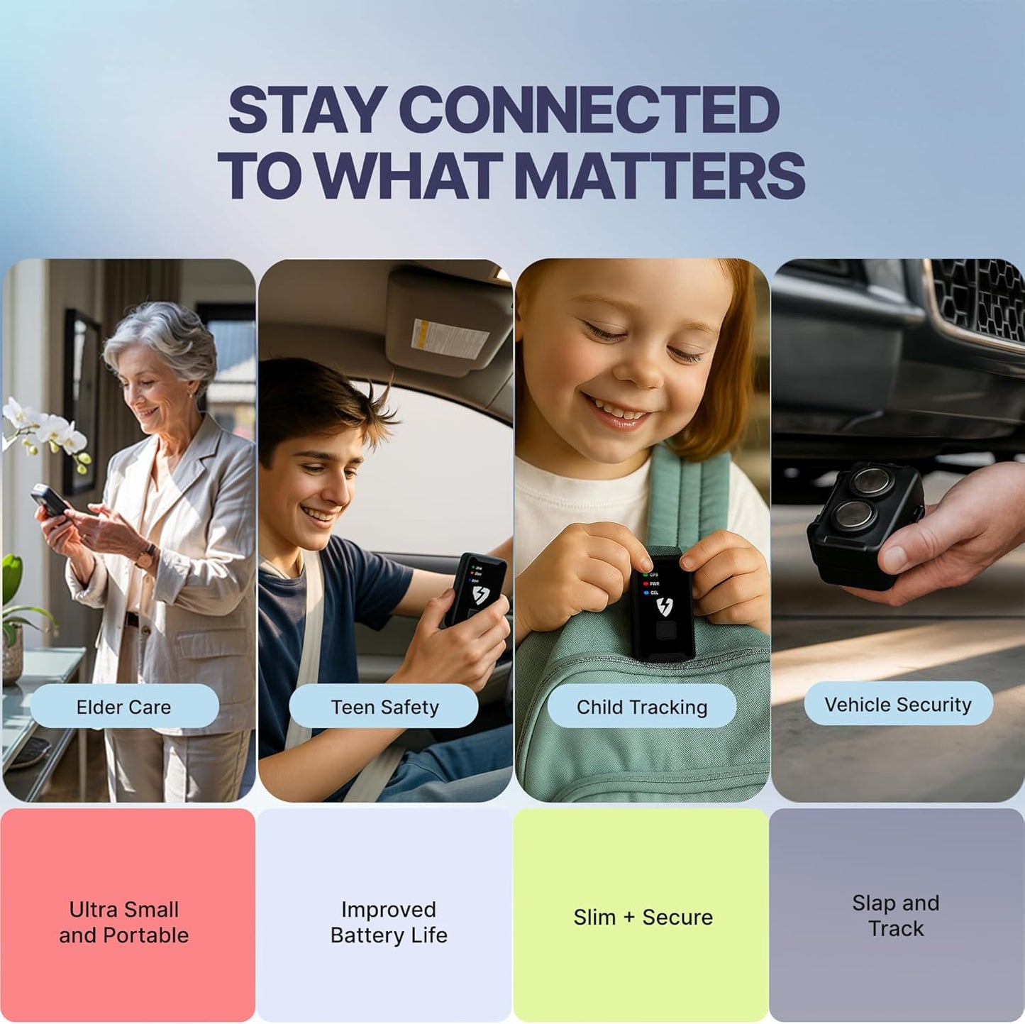 Lightning GPS GL300 Car Tracker Device for Vehicles w/Magnetic Case – Hidden GPS Tracker for Fleet Security, Long Range Vehicle Tracking, Discreet, Ideal for Cars and Trailers, Subscription Required