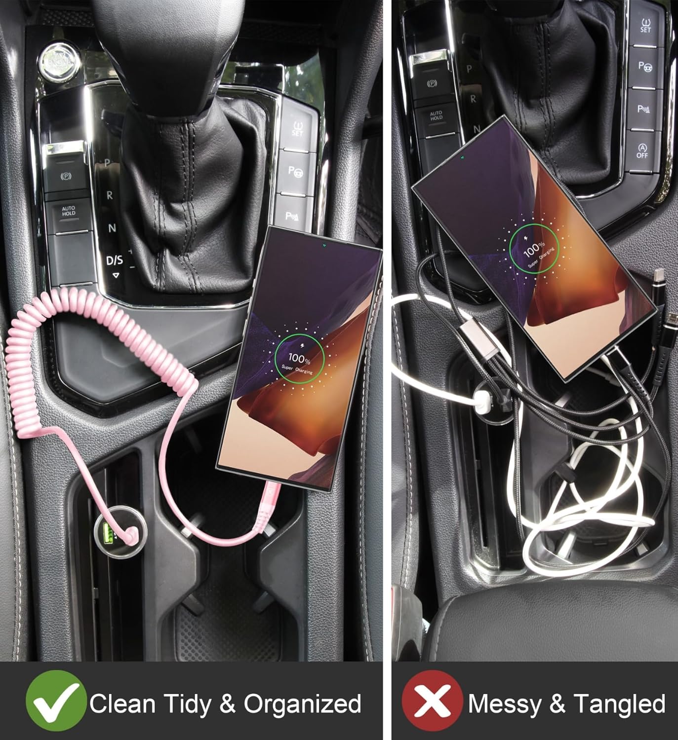 USB A to C Cable Fast Charging 3FT for Car, 2Pack USB Type C Charger Cable for iPhone 16, USB-C Cable Compatible with iPhone 15/Plus/Pro/Pro Max/Samsung Galaxy A10e A20-Pink