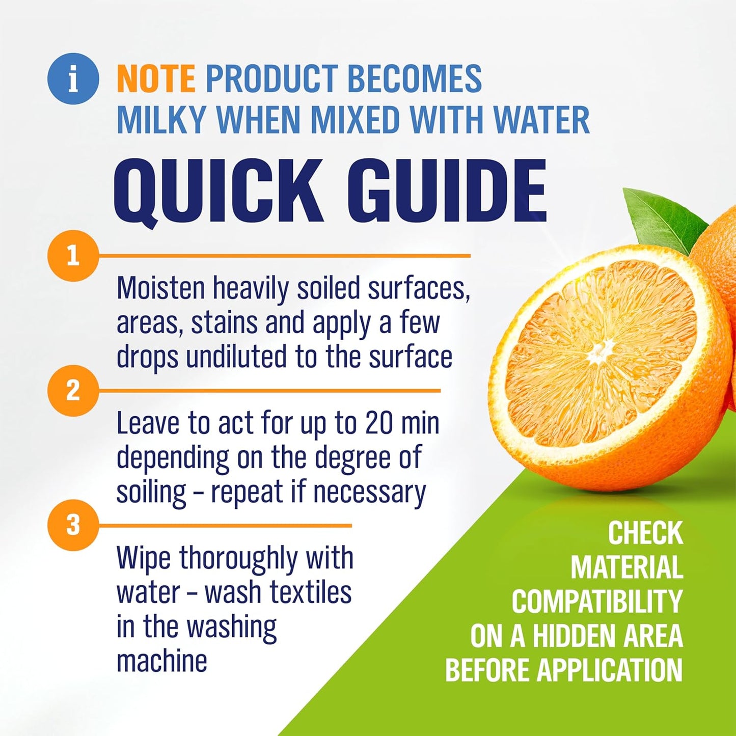 Orange Oil Cleaner Concentrated 25.36 fl oz (1 : 1000) - makes up to 200 Gallons Multi-Use Adhesive & Grease Remover, Custom-Dilution Citrus Degreaser for Floors, Kitchen & Bath