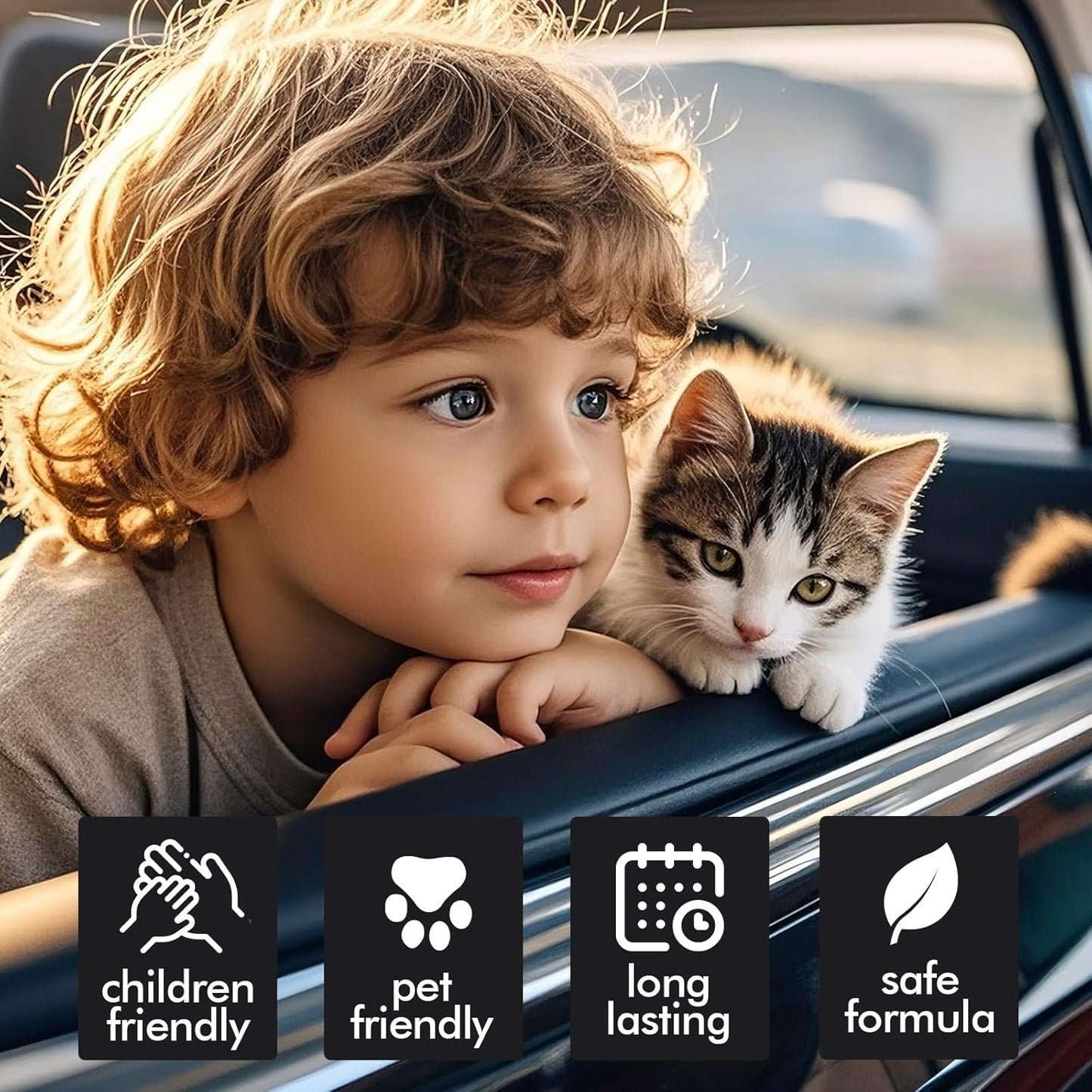 Car Air Freshener Vent Clips, Hawaiian Scent, 6 Pack, Long Lasting Scent Up to 180 Days, Car Fresheners for Women, Car Vent Clip for Men