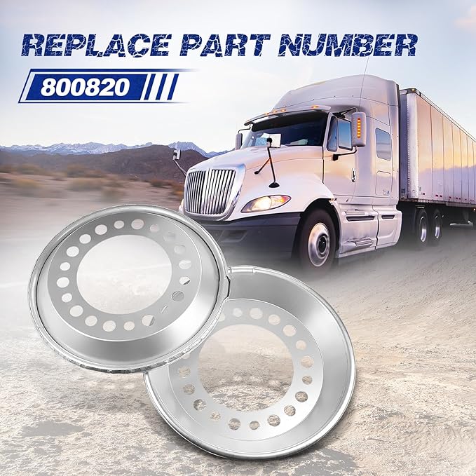 800-820 2Pcs of Steer Auto Wheel Balancer Fit for Heavy Duty Trucks That Have 22.5" or 24.5" Super Single Rims with an 11.25" 10hole Bolt Patter
