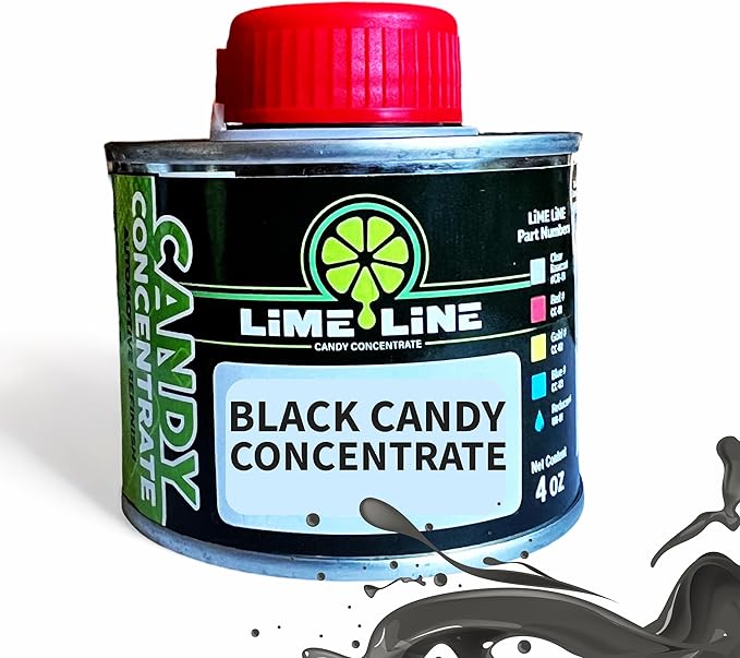 LiME LiNE 4 oz Transparent Candy Concentrate, Solvent base Automotive Paint (Black Candy 4oz)