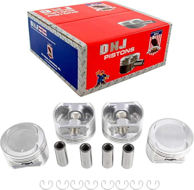 DNJ P214.20 Oversize Piston Set for 1998-2002 Acura, Honda, Isuzu Accord, CL, Oasis 2.3L L4 16V SOHC 2254cc