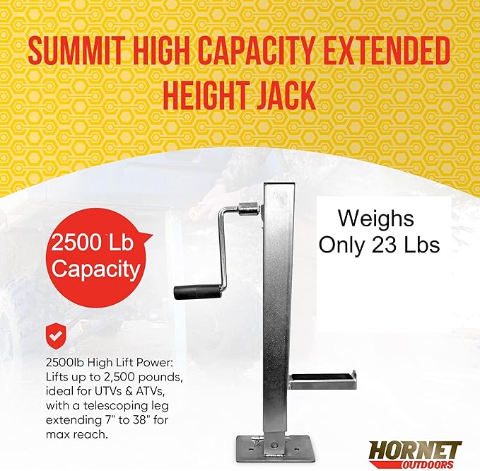 UTV Quick Lift Jack with Sand Foot 2500 Lb Capacity Extended Height U-5500 SF