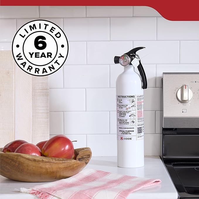 Kidde Fire Extinguisher for Kitchen, Residential, Single-Use, 711A