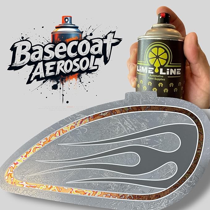 LiME LiNE Premium Automotive Basecoat Aerosol Spray Paint - Fast Drying- Custom Paint, Must Be Clearcoated! (Neon Hot Pink)