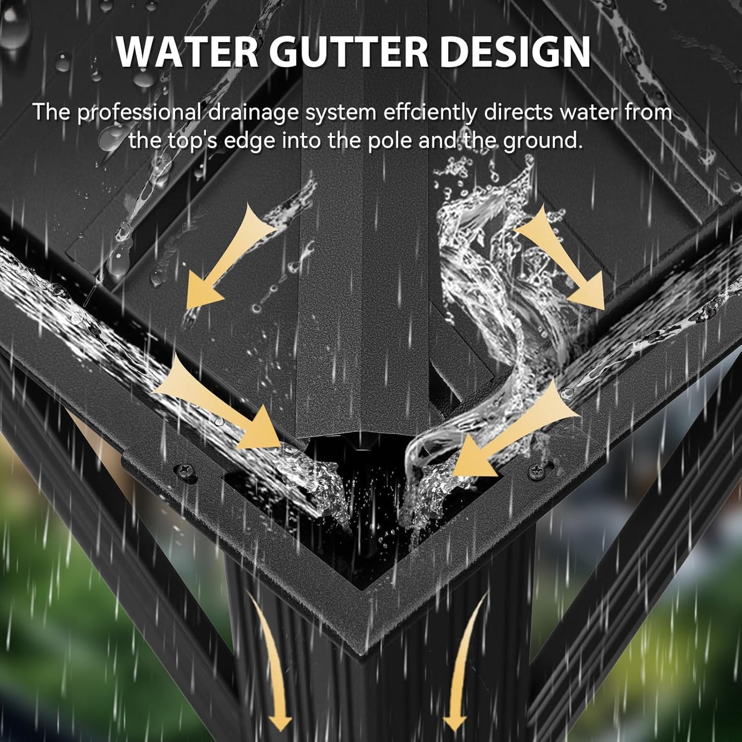 Aoxun 14' X 24' Hardtop Gazebo with Drainage System, Aluminum Outdoor Gazebo with Galvanized Steel Double Roof, Patio Permanent Metal Pavilion with 20 inch Ceiling Fan, for Garden, Deck, Grey