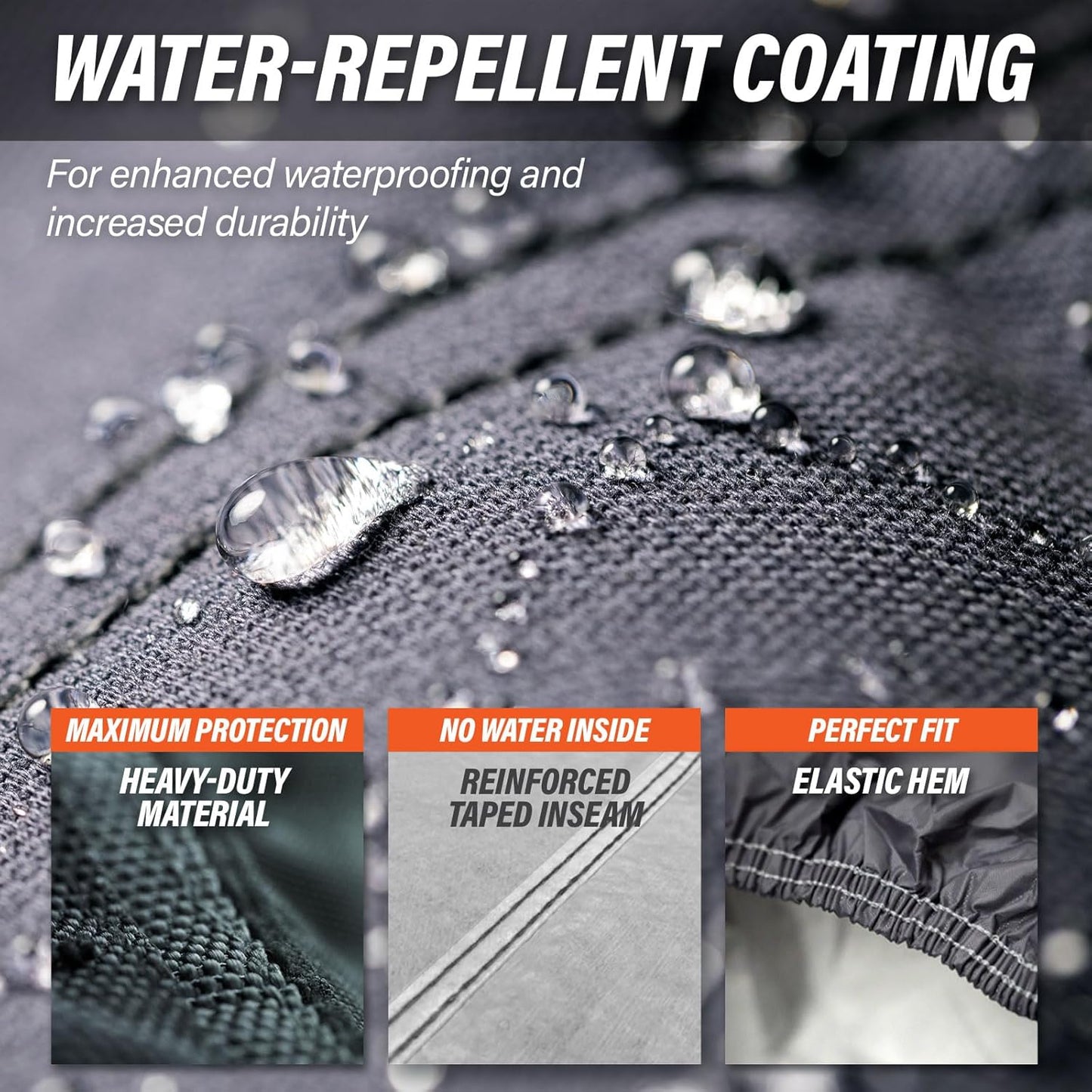 Supreme Full Car Cover - Semi Custom Fit for Traverse 2009-2017 SUV 4-Door | All-Weather Protection: Waterproof, Dustproof, Windproof, UV-Resistant | Includes Accessories