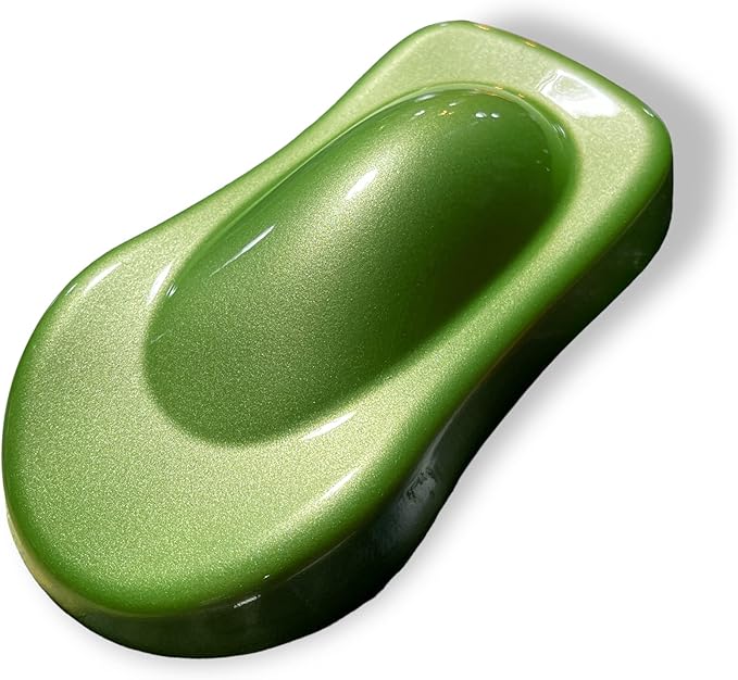 LiME LiNE Base Coat Maker Pigment Powder, Automotive Grade, Basecoat (Metallic Green Pearl)