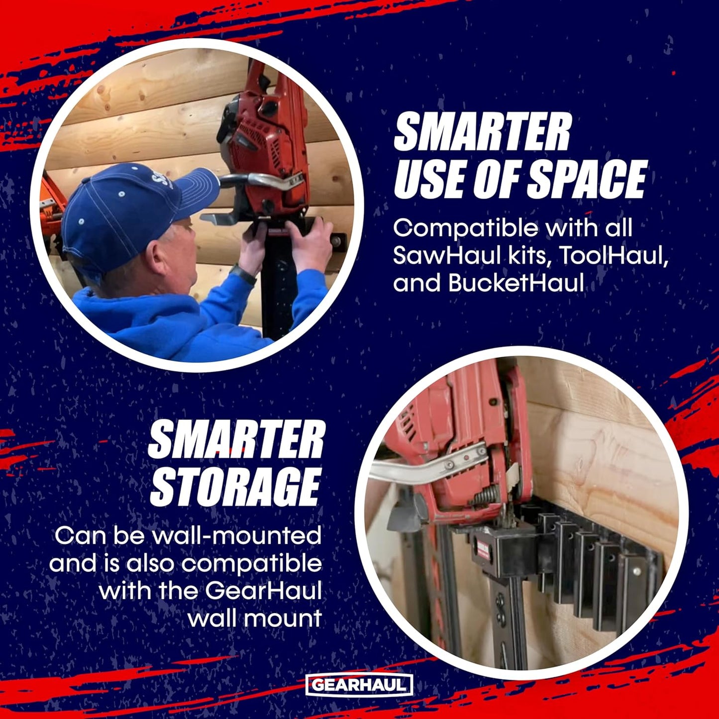 SawHaul Snap-Lok Universal Chainsaw Carrier Kit for Tractors and Skid Steers – 36 Inch Black Scabbard with Rotating Mount – Compatible with All Chainsaw Brands – Made in USA