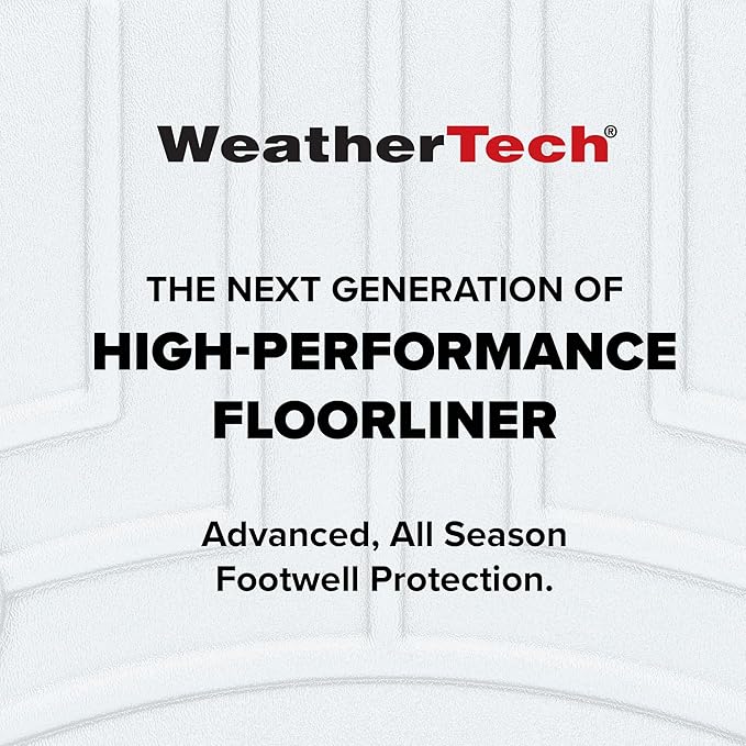 Weathertech FloorLiner HP Custom Fit Floor Mats for Ford Super Duty 1st & 2nd Row (471012-1-2IM), Cocoa