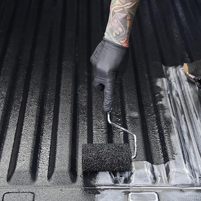 Rust-Oleum 382628 Automotive All-In-One Truck Bed Coating Kit, Gallon, Textured Black